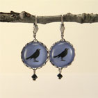 Purple Rockin' Robin Earring